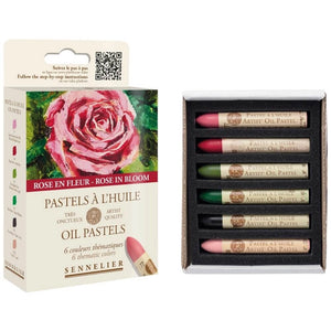 Sennelier Sennelier Oil Pastels Rose in Bloom 6 Set SG Education