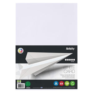 SG Education Activity Card 160gsm Card White Range SG Education