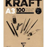 SG Education Clairefontaine Kraft Brown Glued Pad Range SG Education