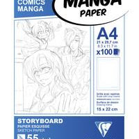 SG Education Clairefontaine Storyboard Manga Pad 55g A4 100 Sheet SG Education