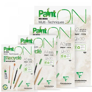 SG Education Clairefontaine White PaintON Recycl� Pad Range SG Education
