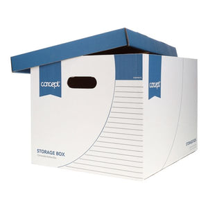 SG Education Concept Archive Storage Box Blue SG Education