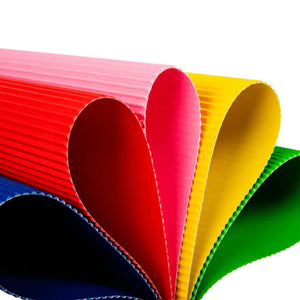 SG Education Corrugated Card  A4 10 Assorted Colours SG Education