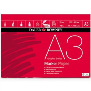 SG Education Daler Rowney A Series Marker Pad 50 Sheets 70g SG Education