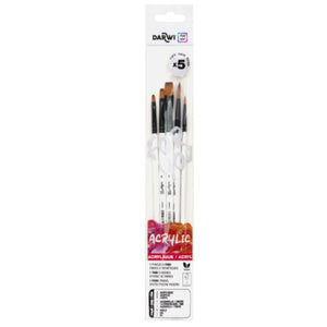 SG Education DARWI Brush Set Fine Synthetic 5 Pack SG Education