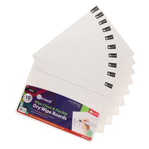 SG Education Dry White Board, Wide Ruled, Pk of 10 SG Education