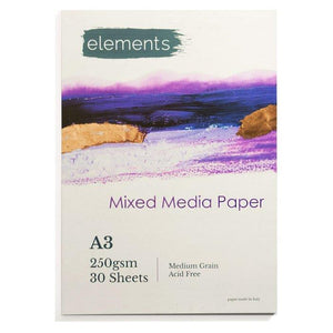 SG Education Elements Mixed Media Paper Pad Range SG Education