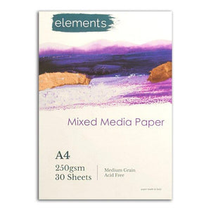 SG Education Elements Mixed Media Paper Pad Range SG Education