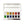 SG Education Elements Watercolour 12 Half Pan Set with Mini Brush SG Education