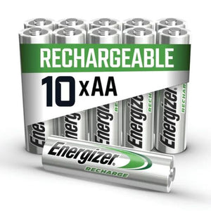 SG Education Energizer Rechargeable Batteries AA 2000mAh 10 Pack SG Education
