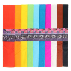 SG Education Icon Crepe Paper 10 Pack SG Education