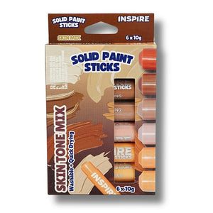 SG Education Inspire Solid Paint Sticks Skin Tone Colours 6 Pack SG Education