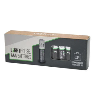 SG Education Lighthouse Batteries AAA Alkaline 1120 mAh 24 Pack SG Education