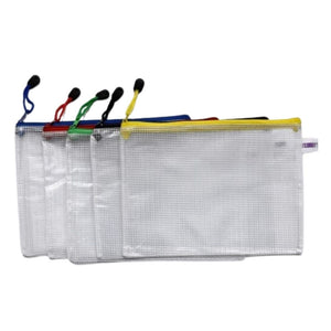 SG Education Logit Mesh Zip Wallet Asst A5 5 Pack SG Education