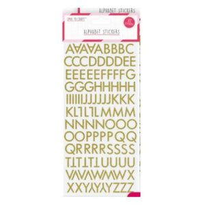 SG Education Love to Create Alphabet Stickers Gold SG Education