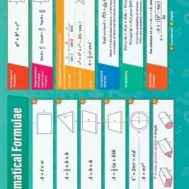 SG Education Mathematical Formula Gloss Daydream Wallchart SG Education