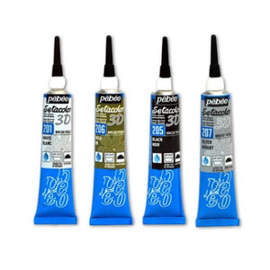 SG Education Pebeo Setacolor 3D Brod'Perle Effect 20ml Range SG Education