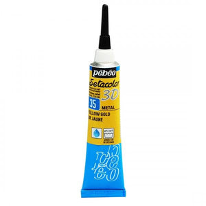SG Education Pebeo Setacolor 3D Metal Effect 20ml Range SG Education