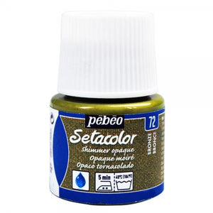 SG Education Pebeo Setacolor Opaque Fabric Paint 45ml Shimmer Bronze DNR SG Education