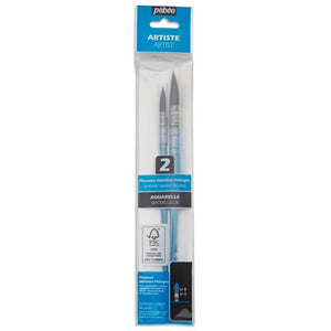 SG Education Pebeo Watercolour Brushes Mop Synthetic Squirrel 2 Set SG Education