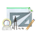 SG Education Pouch Bag with Tape & Uni Set Square SG Education