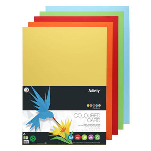 SG Education Premier Activity Card A2 160gsm Card 100 Sheets Rainbow SG Education