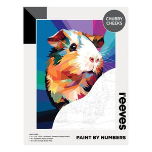 SG Education Reeves Paint by Numbers 12x16 inch - Chubby Cheeks SG Education