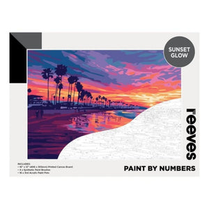 SG Education Reeves Paint by Numbers 12x16 inch - Sunset Glow SG Education