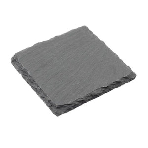 SG Education Rough Cut Laser Engraving Slate Square Coasters 4 Pack SG Education