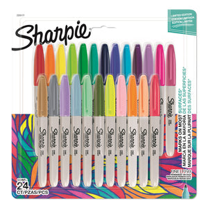 SG Education Sharpie Seasonal Permanent Markers 24 Pack Assorted Colours SG Education