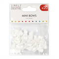 SG Education Simply Creative Mini Bows White SG Education