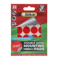 SG Education Stik.ie Double Sided Mount Pads Clear 20mm 32 Pack SG Education