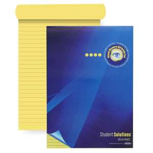 SG Education Student Solution Visual Memory Aid Refill Pad Yellow A4 100pg SG Education