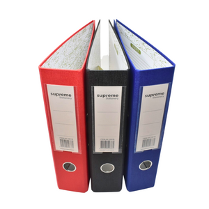 SG Education Supreme Lever Arch File A4 Assorted Dark Colours SG Education
