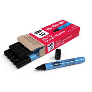 Show Me Show-me Mini Fine Tip Markers Black 10 Pack SG Education