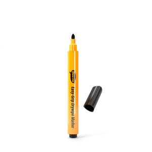 Show Me Show-me Triangular Drywipe Markers Black 10 Pack SG Education