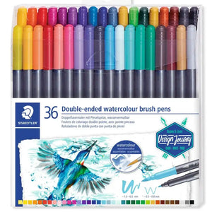 Staedtler Staedtler Double-End Watercolour Brush Pens 36 Pack SG Education