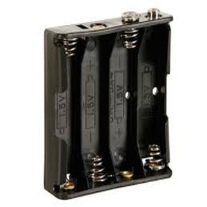 _ STEM - OTHER Velleman Battery Holder for 4 AA Batteries with Snap Terminals SG Education