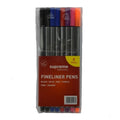 Supreme ART-PENCILS PENS & MARKERS Supreme Fineliners Assorted Colours 8 Pack SG Education