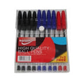 Supreme Supreme Ballpoint Pens Assorted 10 Pack SG Education