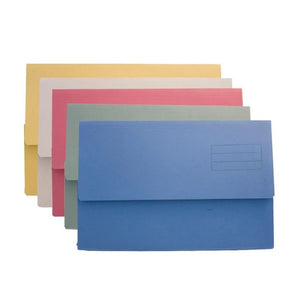 Supreme Supreme Document Wallet Assorted Colours 50 Pack SG Education