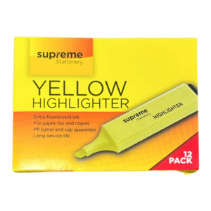 Supreme Supreme Fluorescent Highlighter Range SG Education