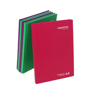 Supreme Supreme Hardback Geo Notebook A5 120pg SG Education