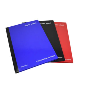 Supreme Supreme Ruled Notebook with Margin A4 160pg Assorted Colours SG Education