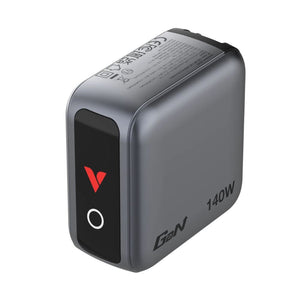 Verbatim Assistive Tech Verbatim 140W 4-Port Mini GaN Charger with Touch Display SG Education