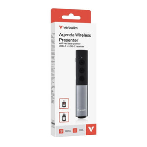 Verbatim Assistive Tech Verbatim Agenda Wireless Presenter Laser Pointer SG Education