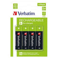 Verbatim Verbatim Rechargeable AA Batteries 4 Pack 2500mAh SG Education