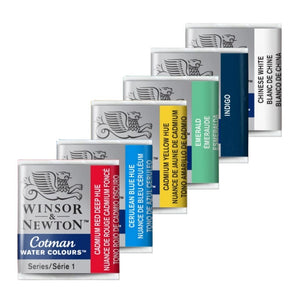 Winsor & Newton W&N Cotman Half Pan Range SG Education