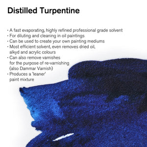 Winsor & Newton W&N Distilled Turpentine 250ml SG Education
