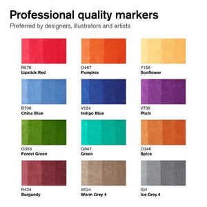 Winsor & Newton W&N Promarker 12+1 Manga Tattoo 12 Pack SG Education